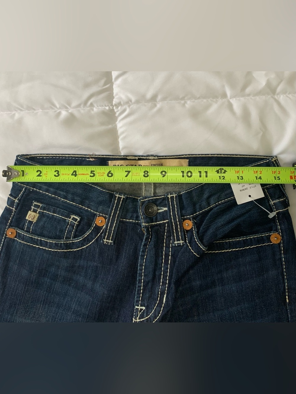New Big Star Straight Leg jeans Size 29S - Picture 3 of 8